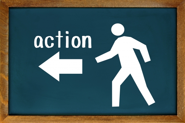 アクションを促すイラスト